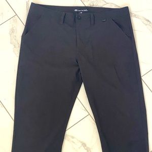 TravisMathew Beck Pant. Black. Size 36.  Lightweight with stretch.